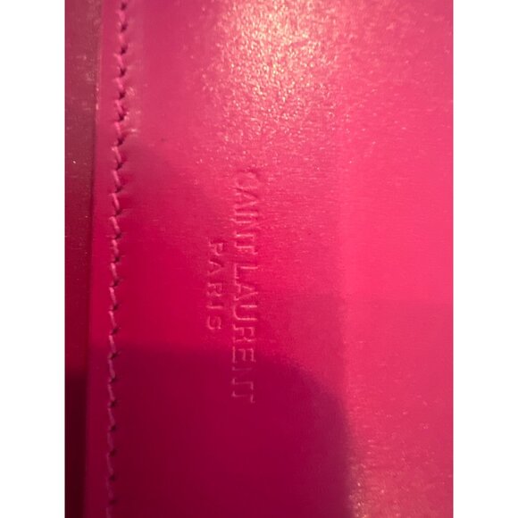 Unisex Saint Laurent Fuchsia Leather Tablet Case - Picture 8 of 13